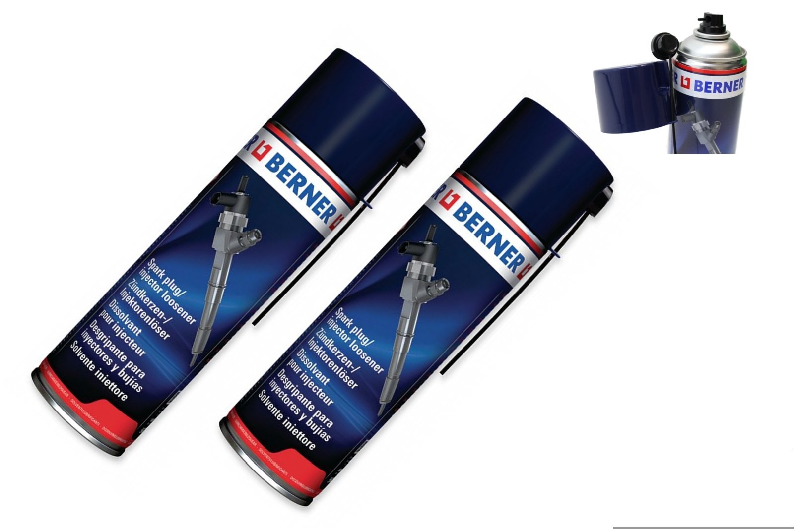 2x 500 ml Zündkerzen - Injektoren löser Berner 2x 500 ml Zündkerzen - Injektoren löser Berner von Berner