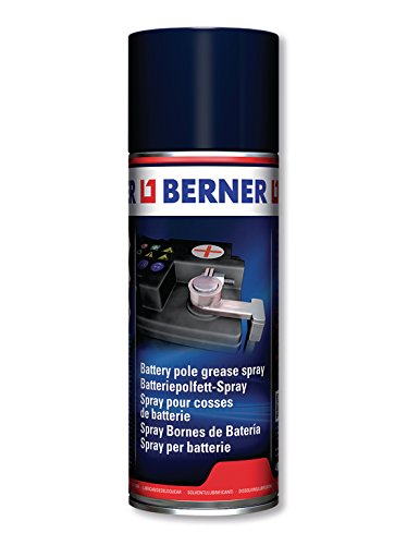 Berner Batteriepolfett Spray Pflege & Schutz vor Korrosion + Oxidation 400 ml von Berner
