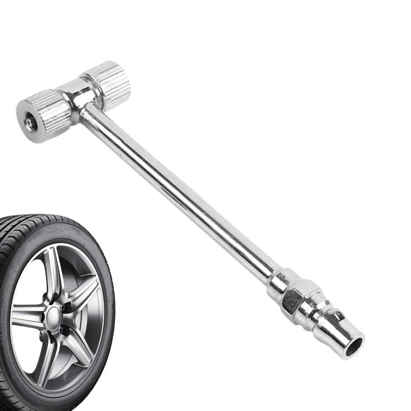Berriphonia Luftpumpenkopfadapter für schweren Luftkompressor, Chuck Air Tire, Chuck Air Double Head für Semi-LKWs, Reifenpumpe, Zubehör für Pumpenkompressor von Berriphonia
