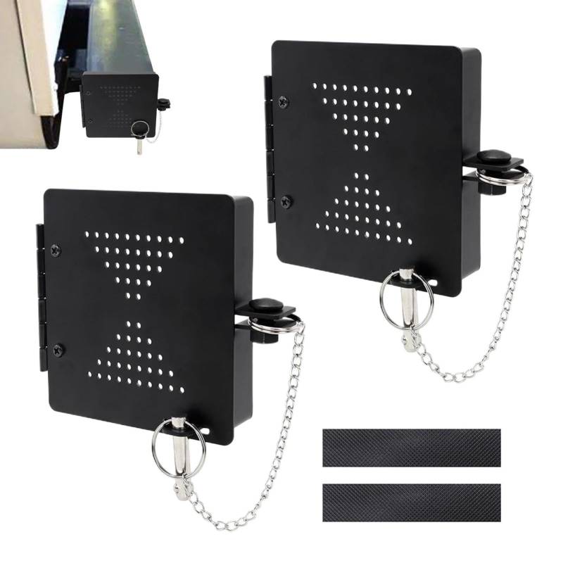 Stoßstangenkappen für Wohnmobile, 10,16 cm (4 Zoll), 2 x Abkantungsschlauch, robuster Rughero-Schutz, Zubehör für Wohnmobile von Berriphonia