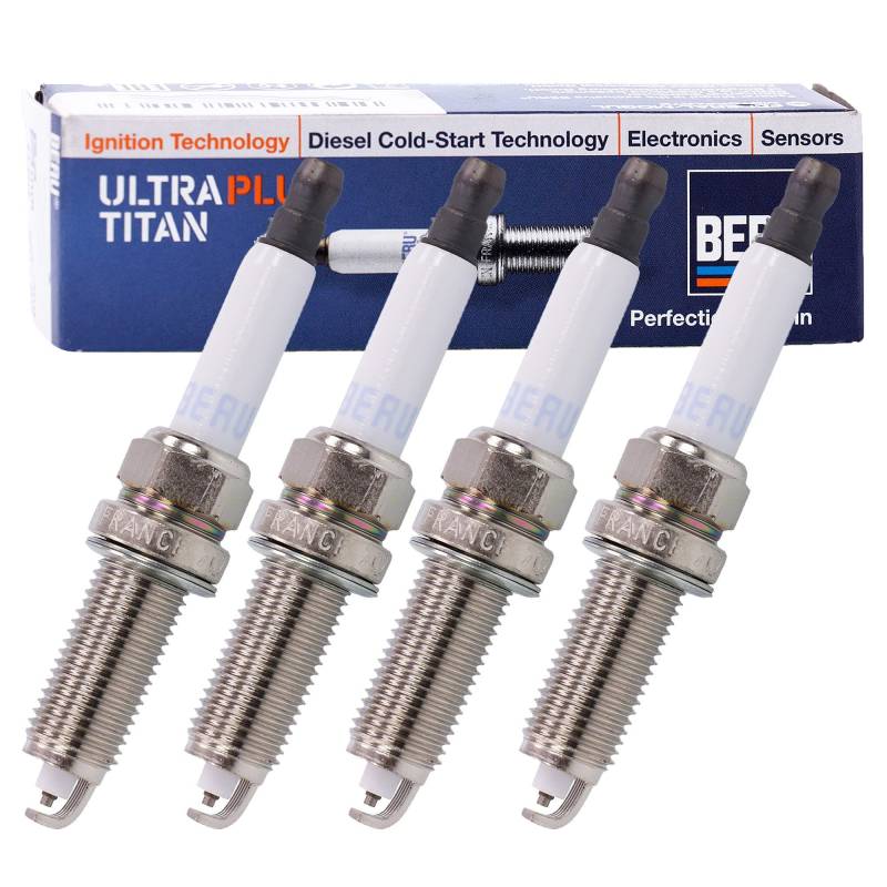 Beru AG 4x Original Zündkerze, M14x1.25, Kupfer, Auto, SPARK_PLUG, Zündkerze, 4 Stk von Beru AG