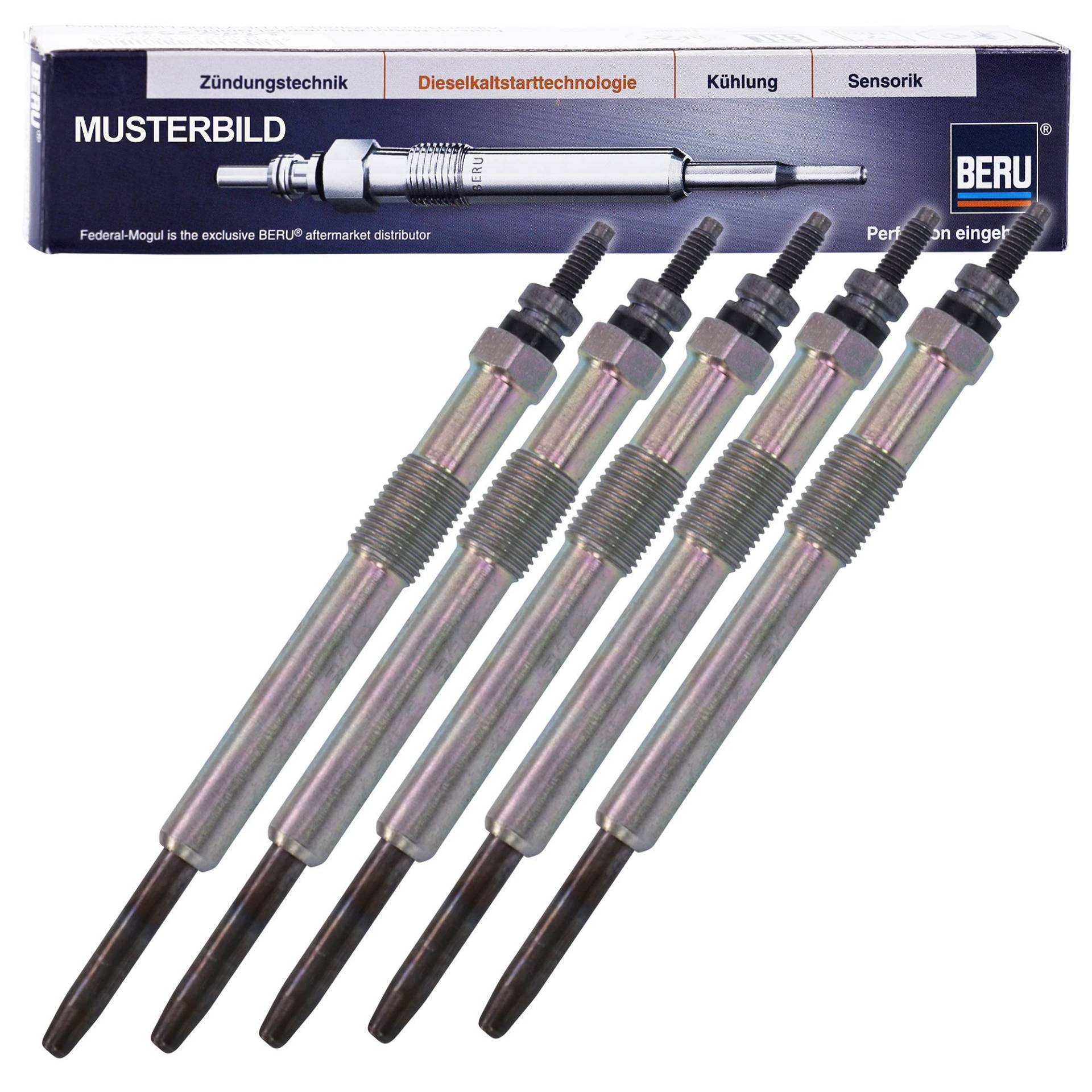 5x BERU Glühkerze GN858 5x BERU Glühkerze GN858 von Beru AG