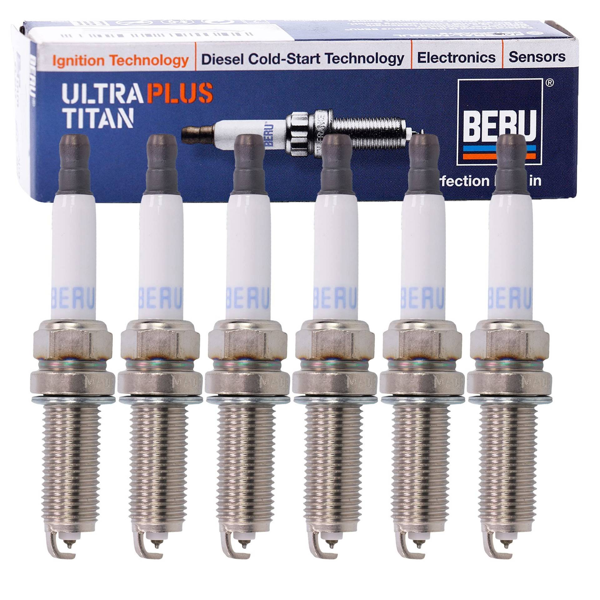 6x Original BERU Zündkerze ULTRA TITAN von Beru AG