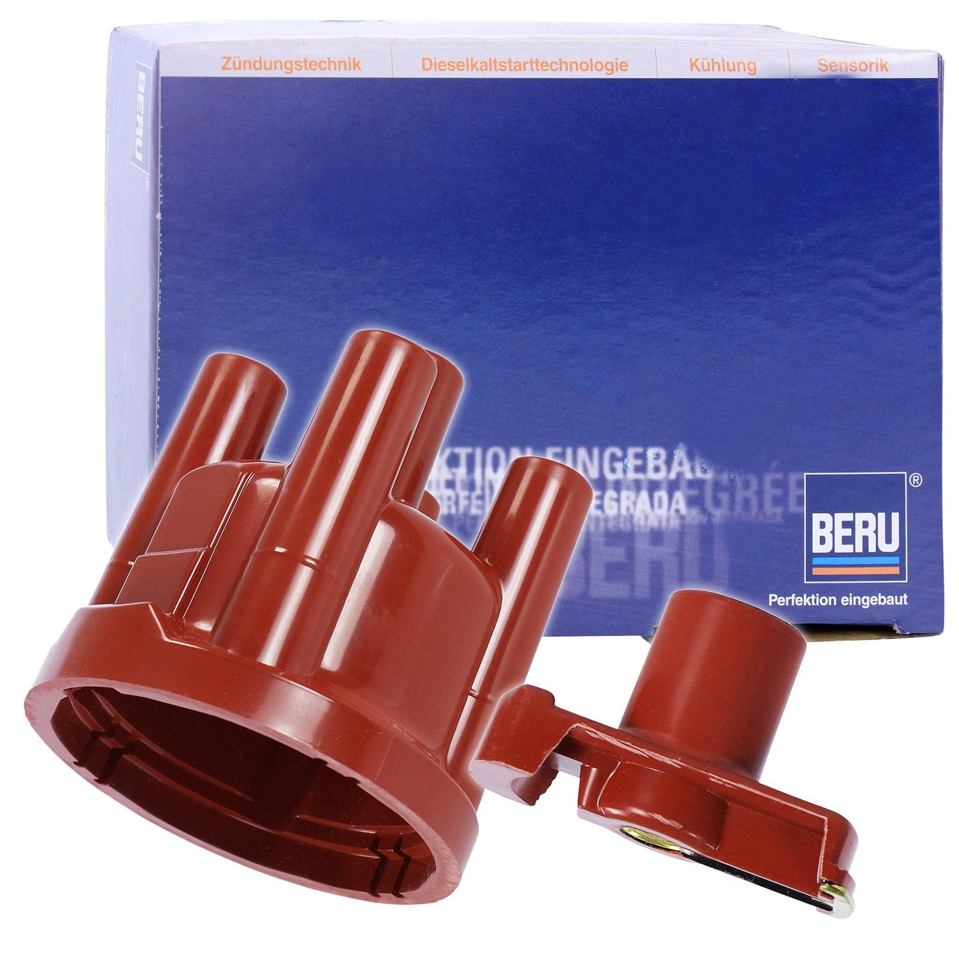 Original BERU 1x Zündverteilerkappe VK382 + 1x Zündverteilerläufer EVL088 Original BERU 1x Zündverteilerkappe VK382 + 1x Zündverteilerläufer EVL088 von Beru AG