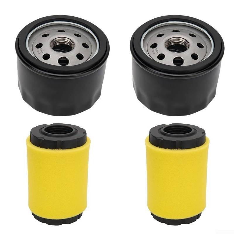 Filters Luftfilter 796031 & Ölfilter 492932 für regelmäßige Wartung von Rasenmähern YTH22V46 D125 von Besshepplo