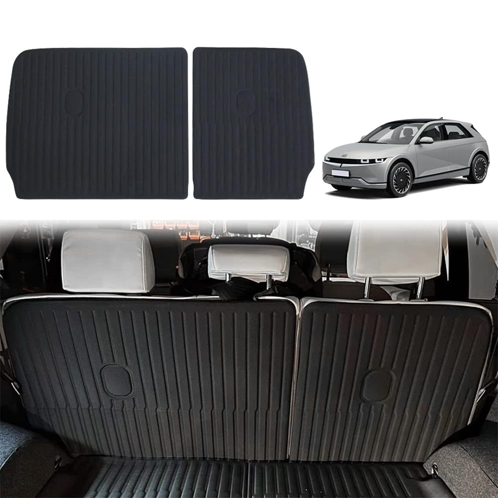 BestEvMod Für Ioniq5 zweite Reihe Sitze Rückbezug Allwetter Sitzschutz Haustiermatte Kompatibel mit Hyundai Ioniq5 2022 2023 Zubehör von BestEvMod