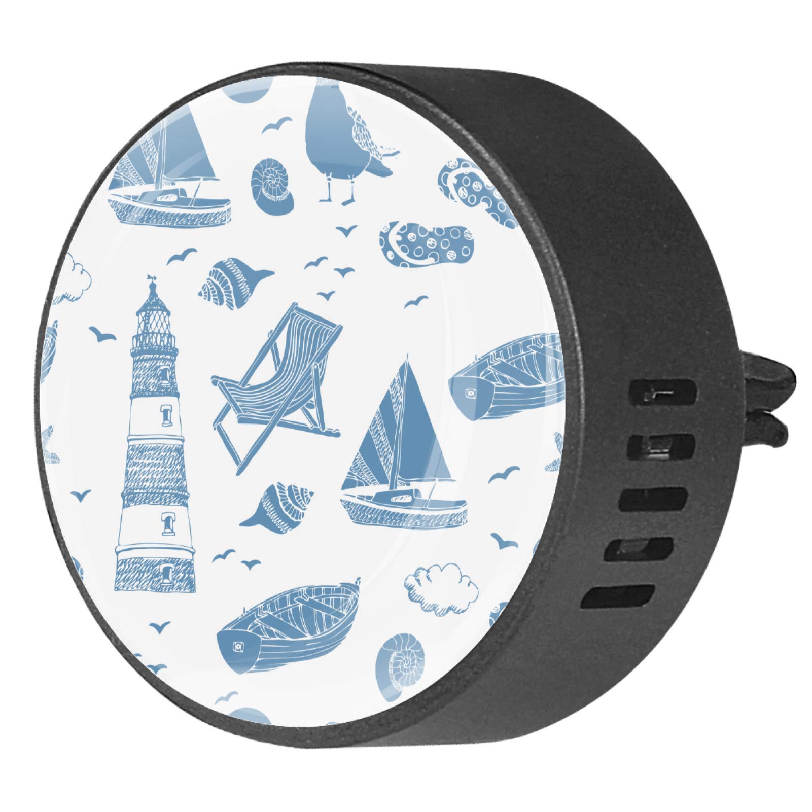 BestIdeas Auto-Lufterfrischer mit Luftschlitz-Clips, mit Berufsschiff, Leuchtturm, Liegestuhl, Aromatherapie, Diffusor für ätherische Öle, 2 Stück BestIdeas Auto-Lufterfrischer mit Luftschlitz-Clips, mit Berufsschiff, Leuchtturm, Liegestuhl, Aromatherapie, Diffusor für ätherische Öle, 2 Stück von BestIdeas