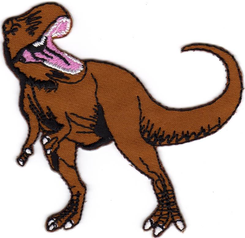 Dinosaurier Tyrannosaurus T Rex Aufnäher Bügelbild Aufbügler Iron on Patches Applikation von Bestellmich