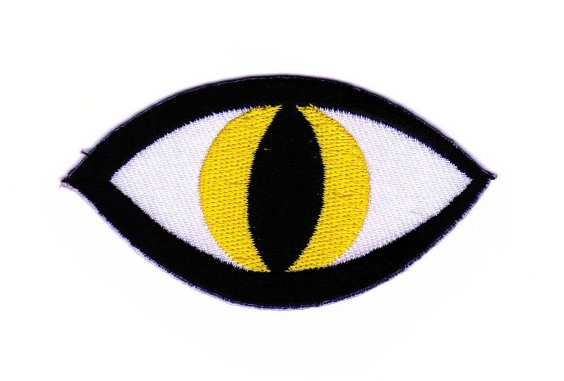 Aufnäher Bügelbild Aufbügler Iron on Patches Applikation Tattoo Auge Eye von Bestellmich / Aufnäher