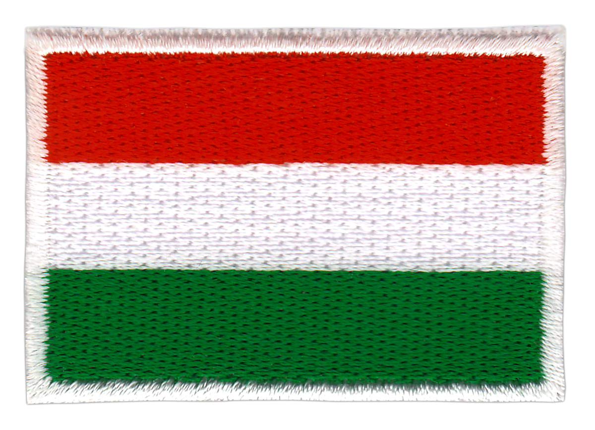 Bestellmich Ungarn Flagge Klein Aufnäher Bügelbild Größe 4,7 x 3,2 cm von Bestellmich