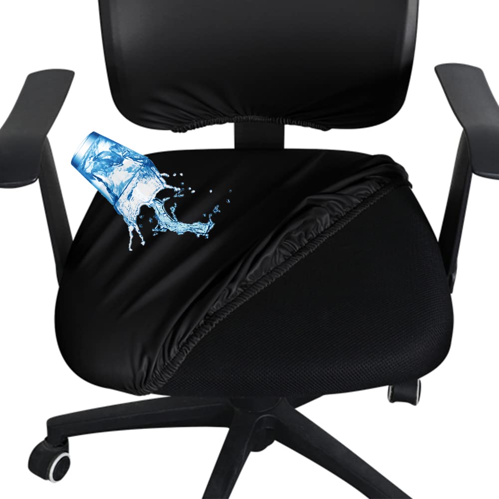 Bestenrose Bürostuhl Bezug PU Leder Stuhlbezug Bürostuhl wasserdichte Stretch Stuhlüberzug Stuhl Husse Bürostuhlabdeckung stuhlhussen für Computer Armlehnen Stühle (Schwarz, Packung mit 1 Stück) Bestenrose Bürostuhl Bezug PU Leder Stuhlbezug Bürostuhl wasserdichte Stretch Stuhlüberzug Stuhl Husse Bürostuhlabdeckung stuhlhussen für Computer Armlehnen Stühle (Schwarz, Packung mit 1 Stück) von Bestenrose