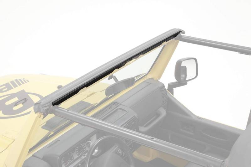Bestop 5121001 Windschutzscheiben-Kanal – Jeep 1997–2002 Wrangler, Schwarz von Bestop