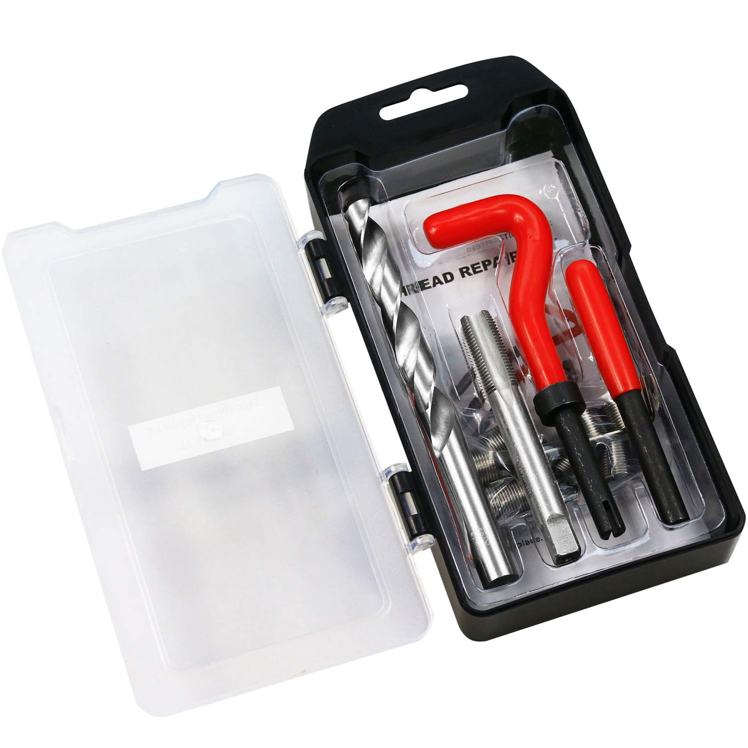 BestsQ 15 Stück Gewindereparatursatz Bohrer Helicoil Repair Kit Kompatibel Handwerkzeug Set für Auto Reparatur Größe:M12x1.5 BestsQ 15 Stück Gewindereparatursatz Bohrer Helicoil Repair Kit Kompatibel Handwerkzeug Set für Auto Reparatur Größe:M12x1.5 von BestsQ