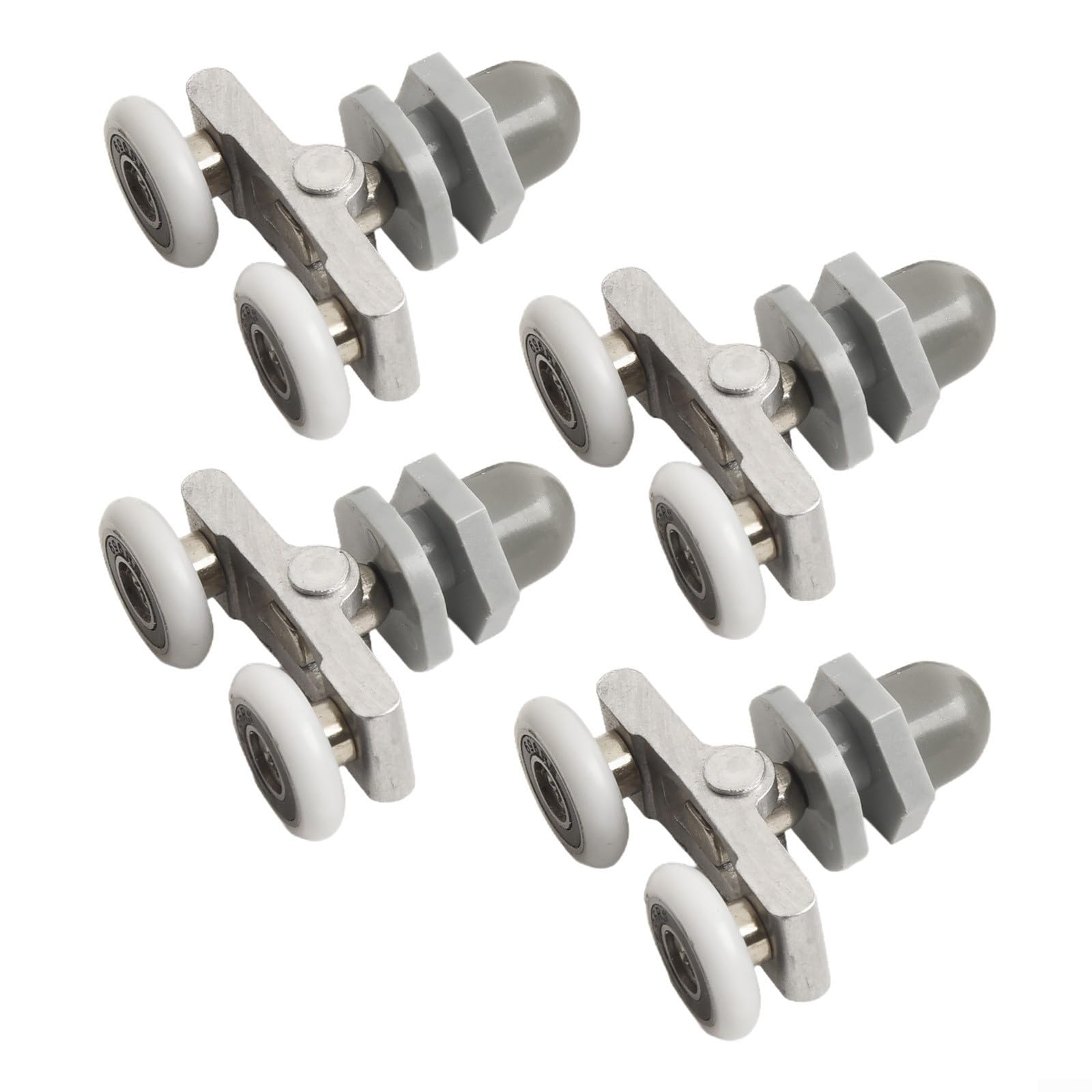 Doppelrollen für Duschtüren, 4 Stück, für individuelle Installationen (19 mm) von Besttoolifes