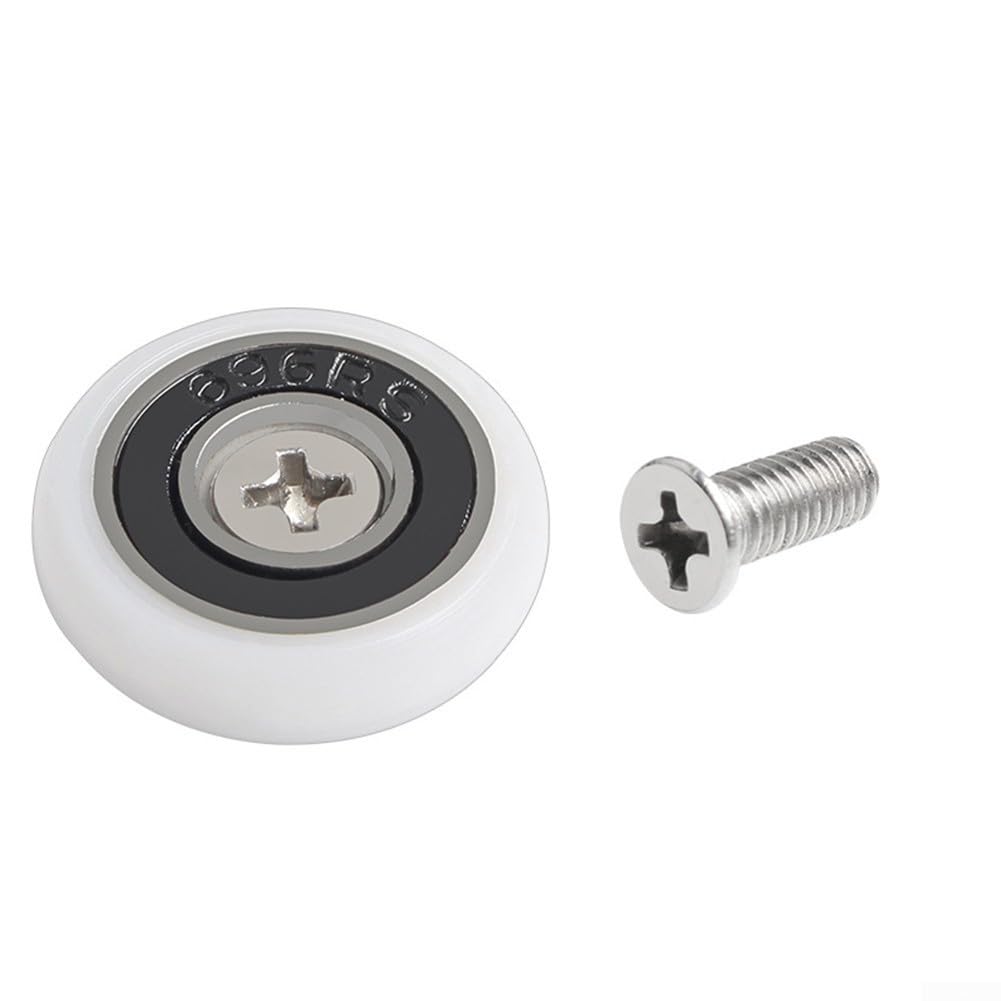Duschtürrollen für die kompatible Verwendung mit Dampfkabinen und Gehäusen (19 mm), 8 Stück von Besttoolifes