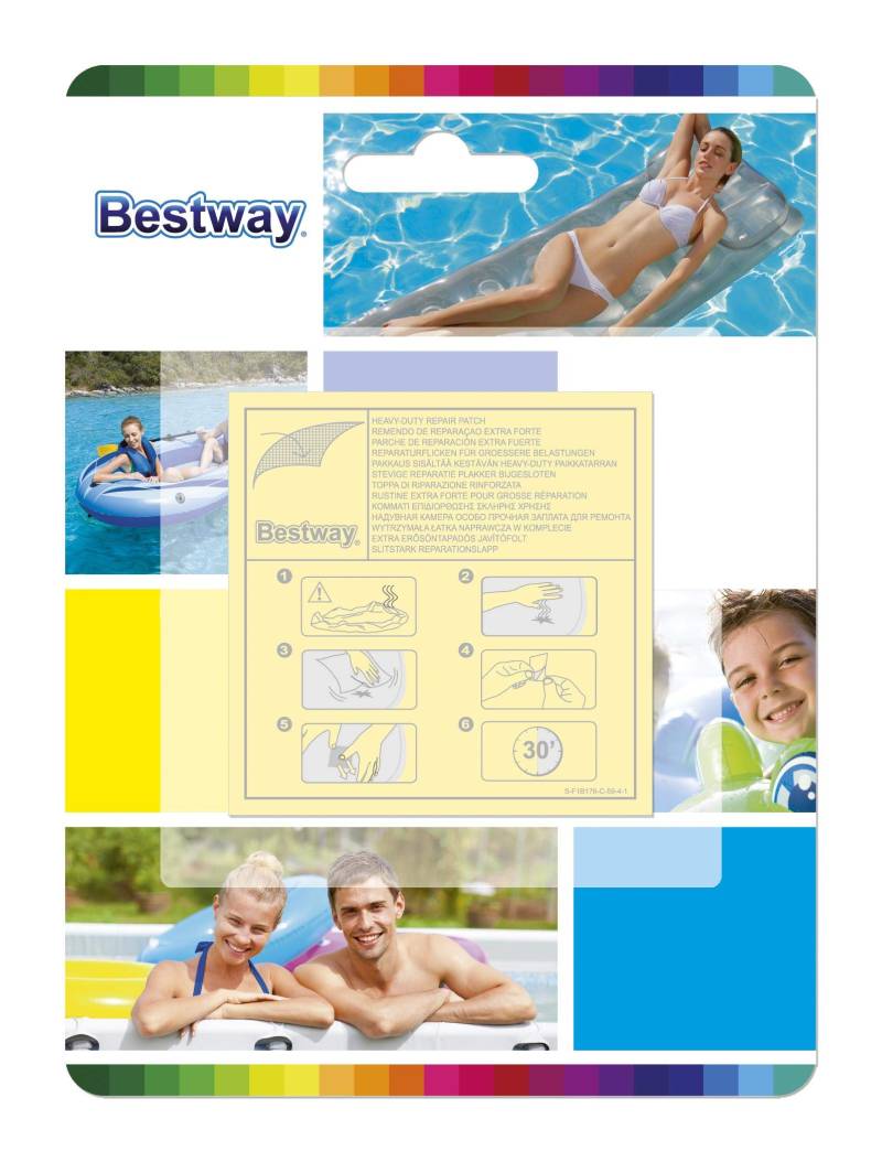 Bestway Selbstklebende Reparaturflicken 62068 (30 Stück) von Bestway