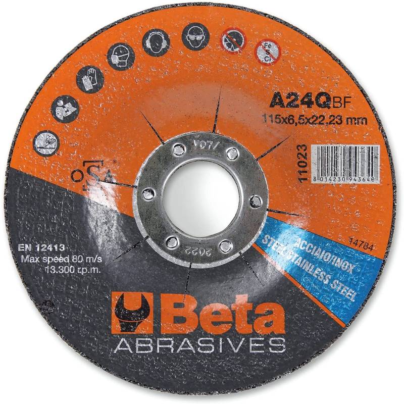 Beta 10x 110230230 SBAVO Acc-INOX 230X6,5 ø22,23 D A von Beta