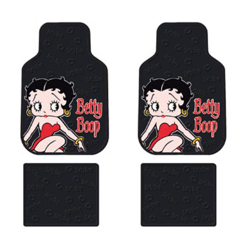 Betty Boop BB1040B Fußmatten Gummi schwarz von Betty Boop