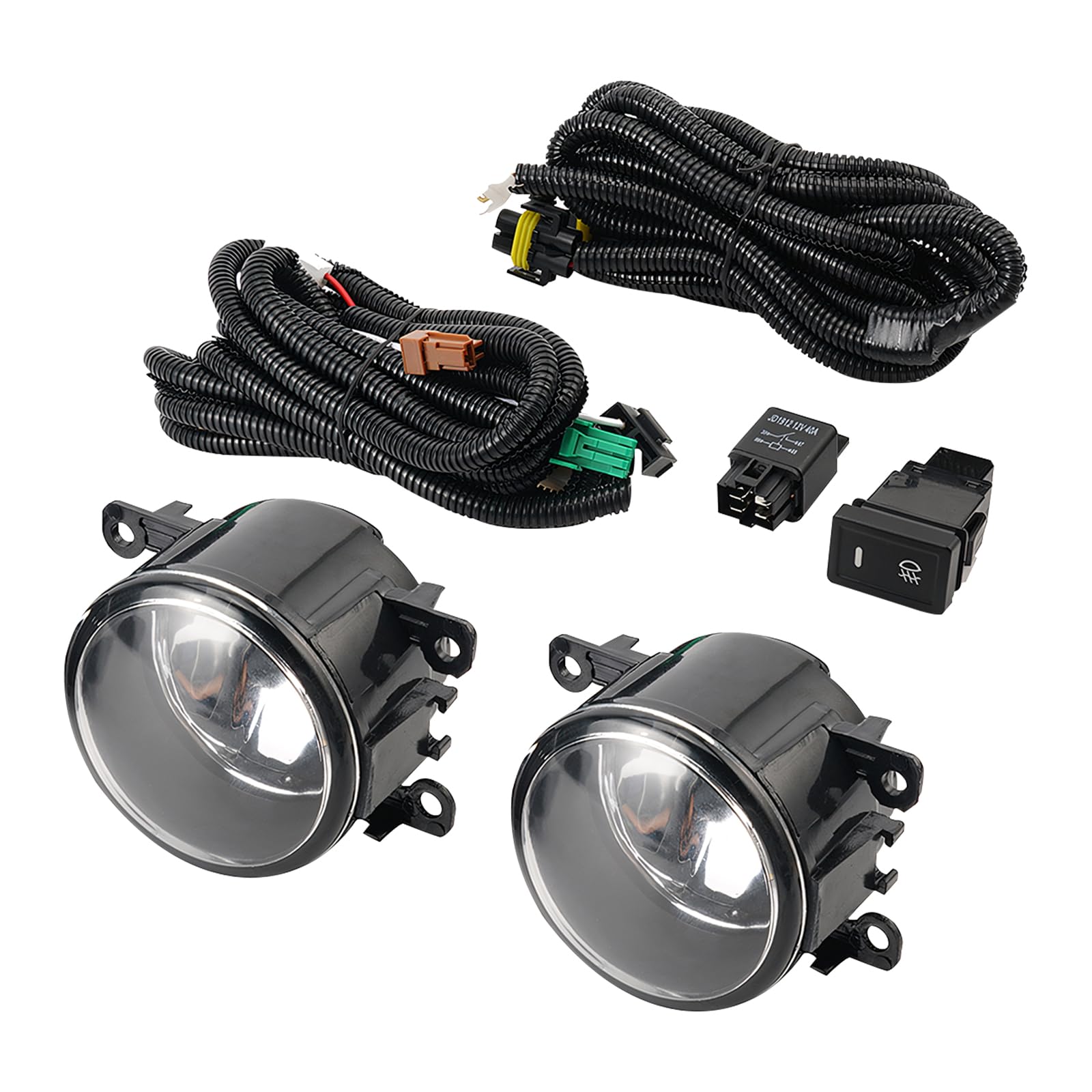 Bevinsee Nebelscheinwerfer Lampe vorne kompatibel mit Suzuki Alto Grand Vitara Splash SX4 Jimny Ignis Swift 35500-63J04-000/35500-63J03-000 Schwarz Bevinsee Nebelscheinwerfer Lampe vorne kompatibel mit Suzuki Alto Grand Vitara Splash SX4 Jimny Ignis Swift 35500-63J04-000/35500-63J03-000 Schwarz von Bevinsee