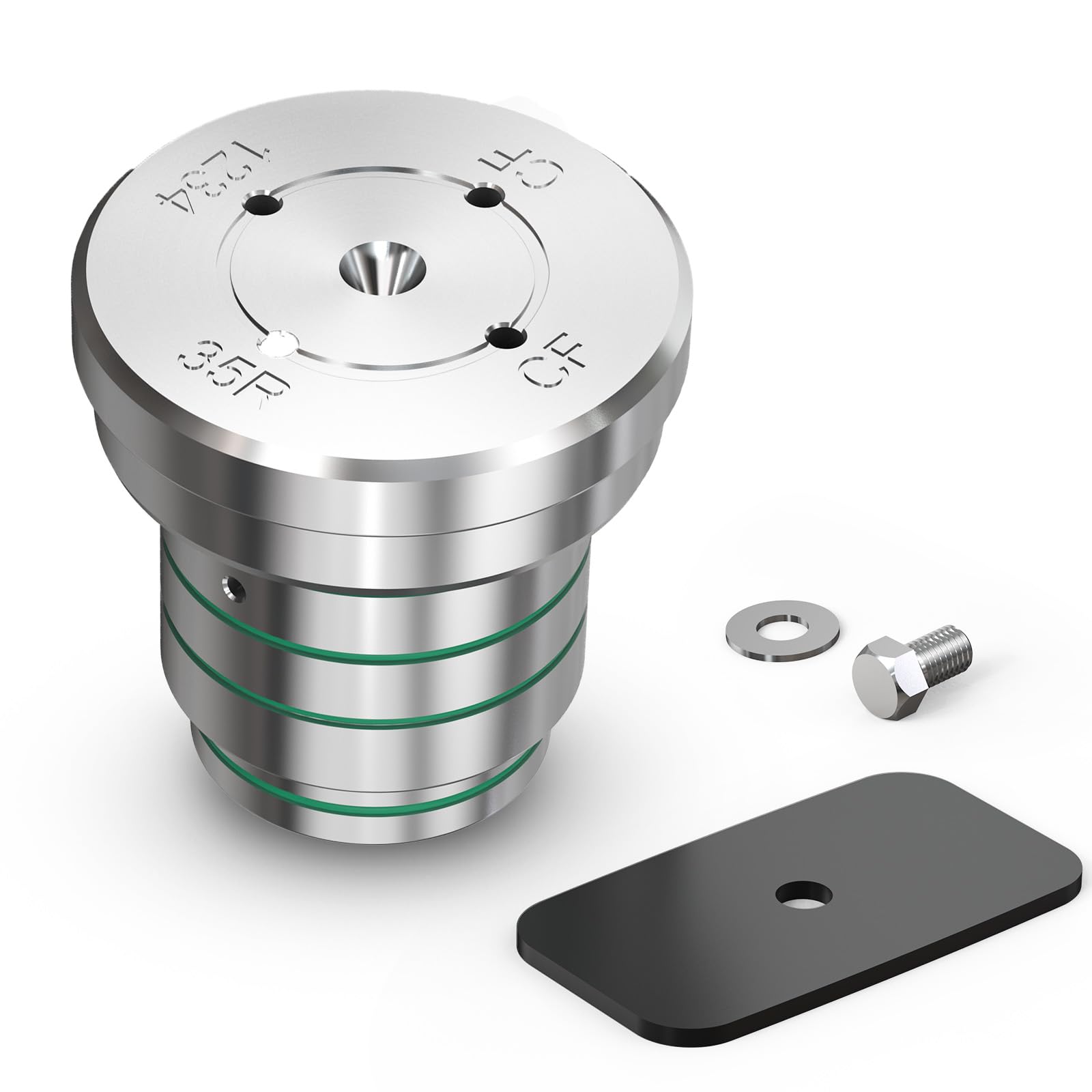 Bevinsee Trommel-Testwerkzeug, kompatibel mit LS 6L80 6L90 Trommeltester 35R/1-2-3-4, Aluminium, Überprüfung von Lecks und Rissen Bevinsee Trommel-Testwerkzeug, kompatibel mit LS 6L80 6L90 Trommeltester 35R/1-2-3-4, Aluminium, Überprüfung von Lecks und Rissen von Bevinsee
