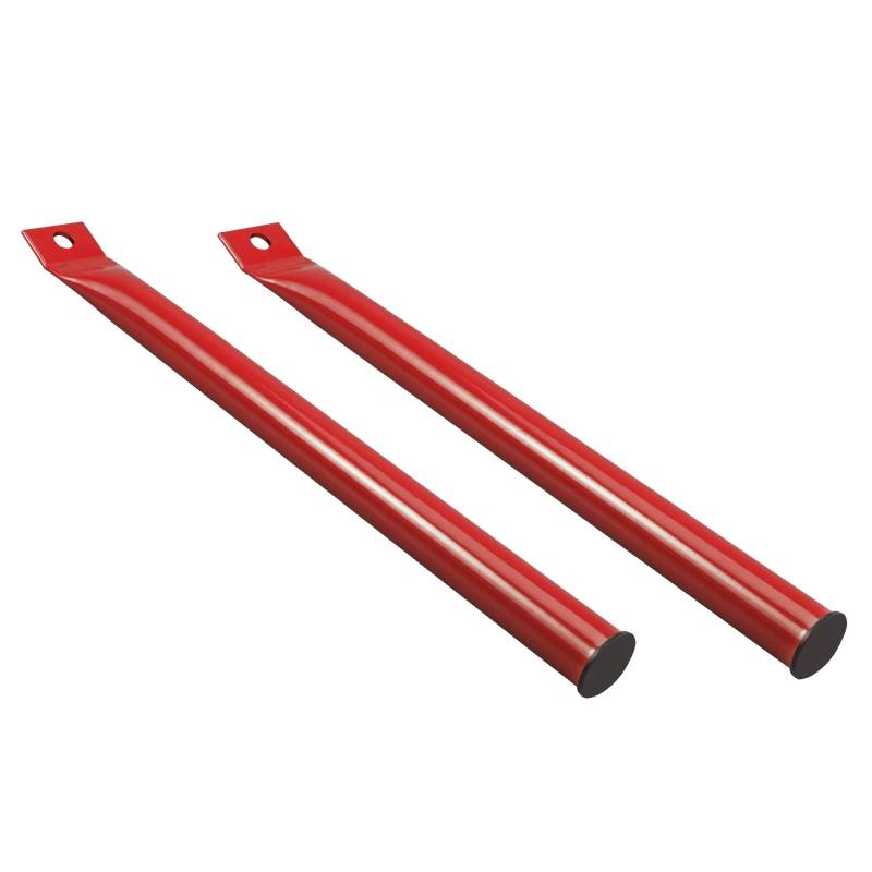 Bevinsee V Brace Bars Nierenstreben Kompatibel mit 3er E90/E91/E92/E93 2006-2013, Hochfester Stahl Frontgrill V-Brace Nur für E9X Serie, Pulverbeschichtet, Rot von Bevinsee