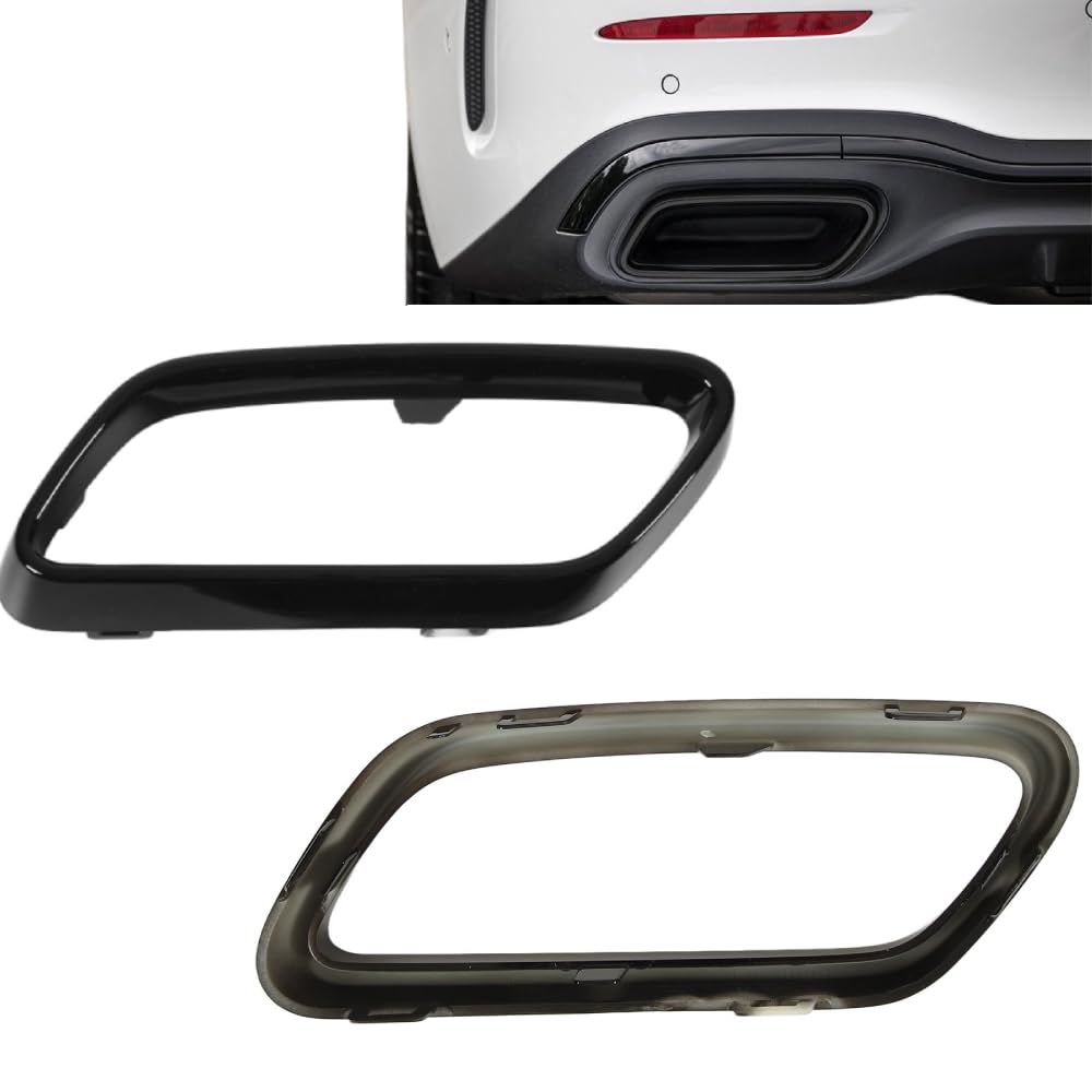 Exhaust Tip Cover Trims Bezel Replacement for Benz C-Class W206 AMG Line 2022+, Exhaust Tailpipe Trim for Benz C-Class AMG Line 2022+ Exhaust Tip Cover Trims Bezel Replacement for Benz C-Class W206 AMG Line 2022+, Exhaust Tailpipe Trim for Benz C-Class AMG Line 2022+ von Bewinner