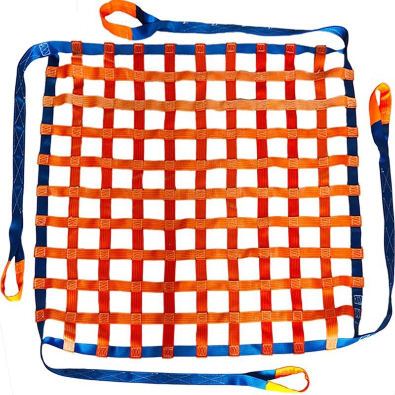 BgnEhRfL Netz,Frachtnetz, Tear Resistance Safety Net Straps, Square Mesh Hanging Netting, for Construction Rigging Moving Towing Hoisting Work Gear Mesh(2 X 2M/Mesh 15cm/Load 2.5t) von BgnEhRfL