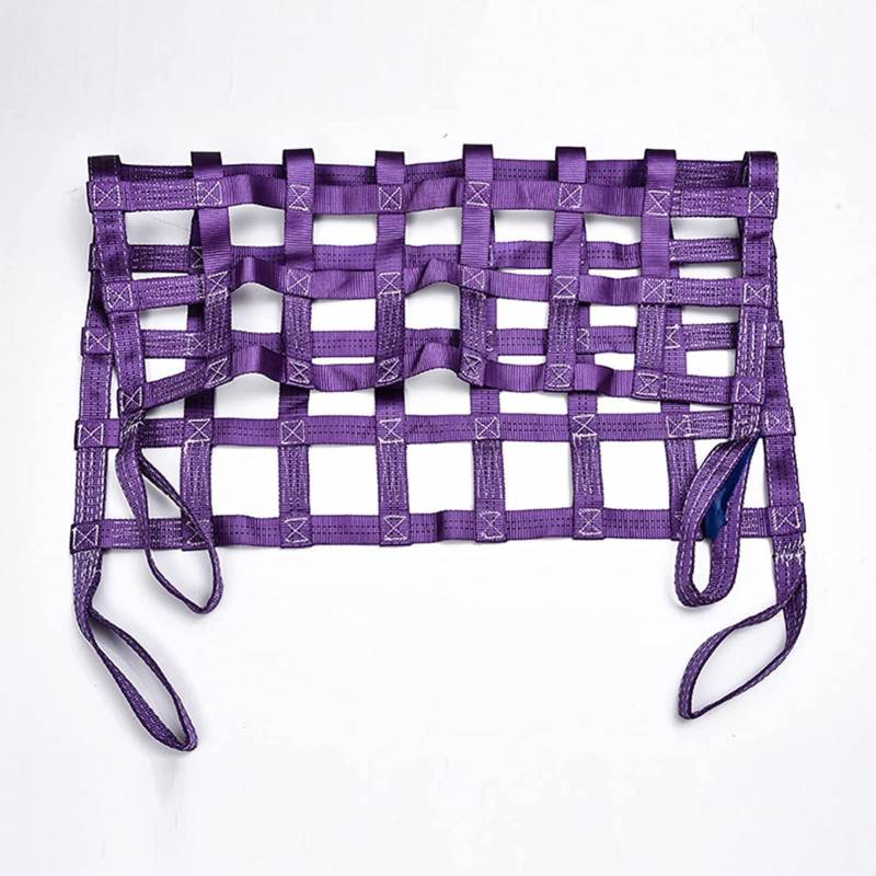 Netz,Frachtnetz, Cargo Lifting Net - Bungee Cargo Net, Strong Load-Bearing Material Handling Straps Loading Goods Hoisting Net, Stairs Windows Fence Mesh Safety Protection Netting(2 X 2M/Mesh 15cm/Loa von BgnEhRfL