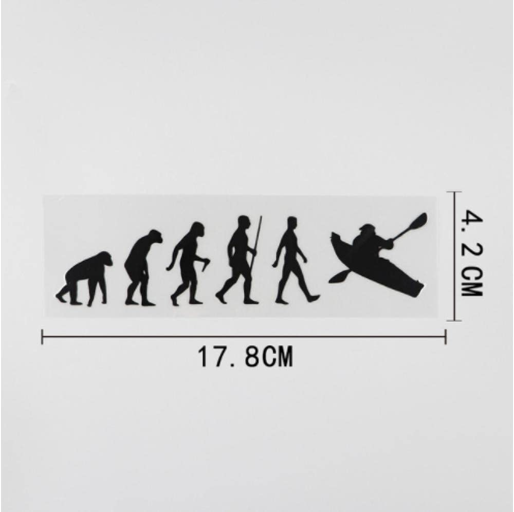 Bhysfenhgttvv 2 stücke Autoaufkleber17,8CMX4,2CM Kajak Evolution Aufkleber Vinyl Autoaufkleber Schwarz Bhysfenhgttvv 2 stücke Autoaufkleber17,8CMX4,2CM Kajak Evolution Aufkleber Vinyl Autoaufkleber Schwarz von Bhysfenhgttvv