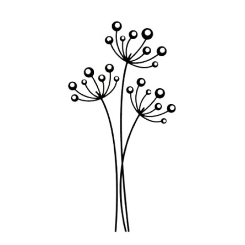 Bhysfenhgttvv 2 stücke Autoaufkleber8,3 cm * 16,3 cm Blase Baum Baum Pflanze Vinyl Autoaufkleber Schwarz von Bhysfenhgttvv