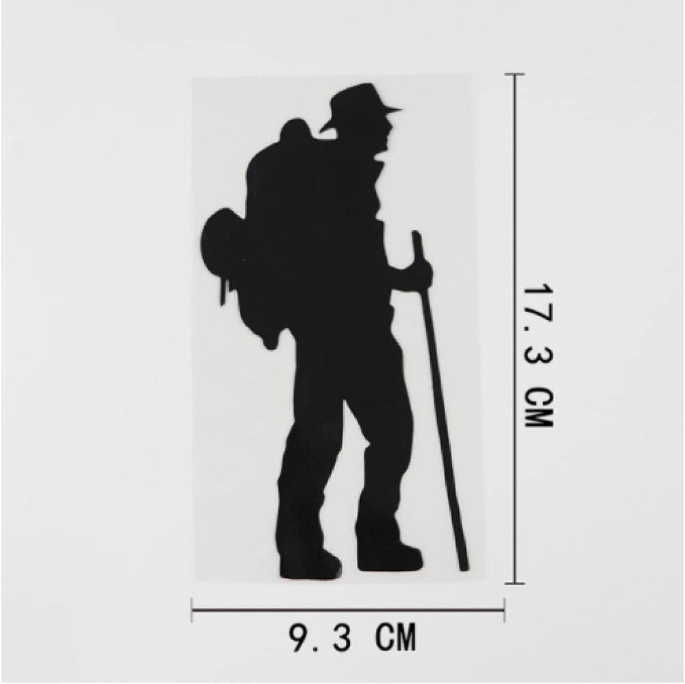 Bhysfenhgttvv 2 stücke Autoaufkleber9,3CMX17,3CM Sport Walking Man Hiker Walker Aufkleber Vinyl Autoaufkleber Schwarz Bhysfenhgttvv 2 stücke Autoaufkleber9,3CMX17,3CM Sport Walking Man Hiker Walker Aufkleber Vinyl Autoaufkleber Schwarz von Bhysfenhgttvv