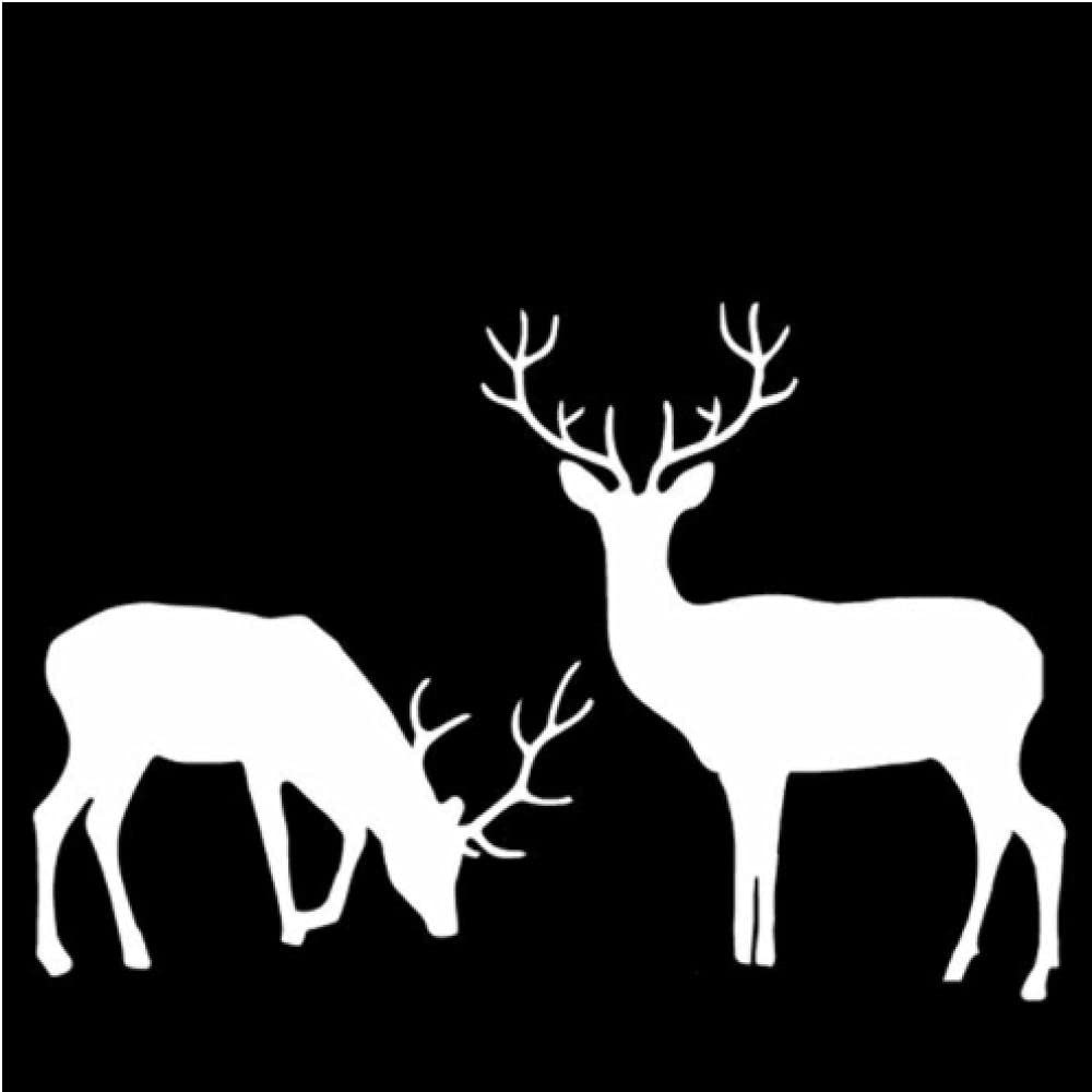 Bhysfenhgttvv 4 stücke Autoaufkleber 16,9 cm * 11,6 cm Hirsch Dekorieren Vinyl Aufkleber Kofferraum Zubehör Autoaufkleber weiß Bhysfenhgttvv 4 stücke Autoaufkleber 16,9 cm * 11,6 cm Hirsch Dekorieren Vinyl Aufkleber Kofferraum Zubehör Autoaufkleber weiß von Bhysfenhgttvv