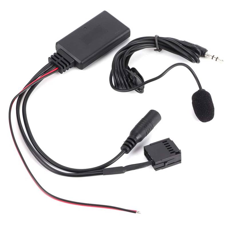 Freisprecheinrichtung Fit, langlebiger praktischer AUX-Adapter für Ford Auto Audio Connector, Adapter, funktioniert mit Ford 6000CD für Auto von Bicaquu