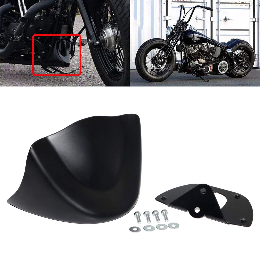 Bid4ze Mattschwarzer, unterer Kinnspoiler für Harley Dyna Street Bob Low Rider Super Glide Custom FXD FXDB FXDL 2006–2017 Bid4ze Mattschwarzer, unterer Kinnspoiler für Harley Dyna Street Bob Low Rider Super Glide Custom FXD FXDB FXDL 2006–2017 von Bid4ze