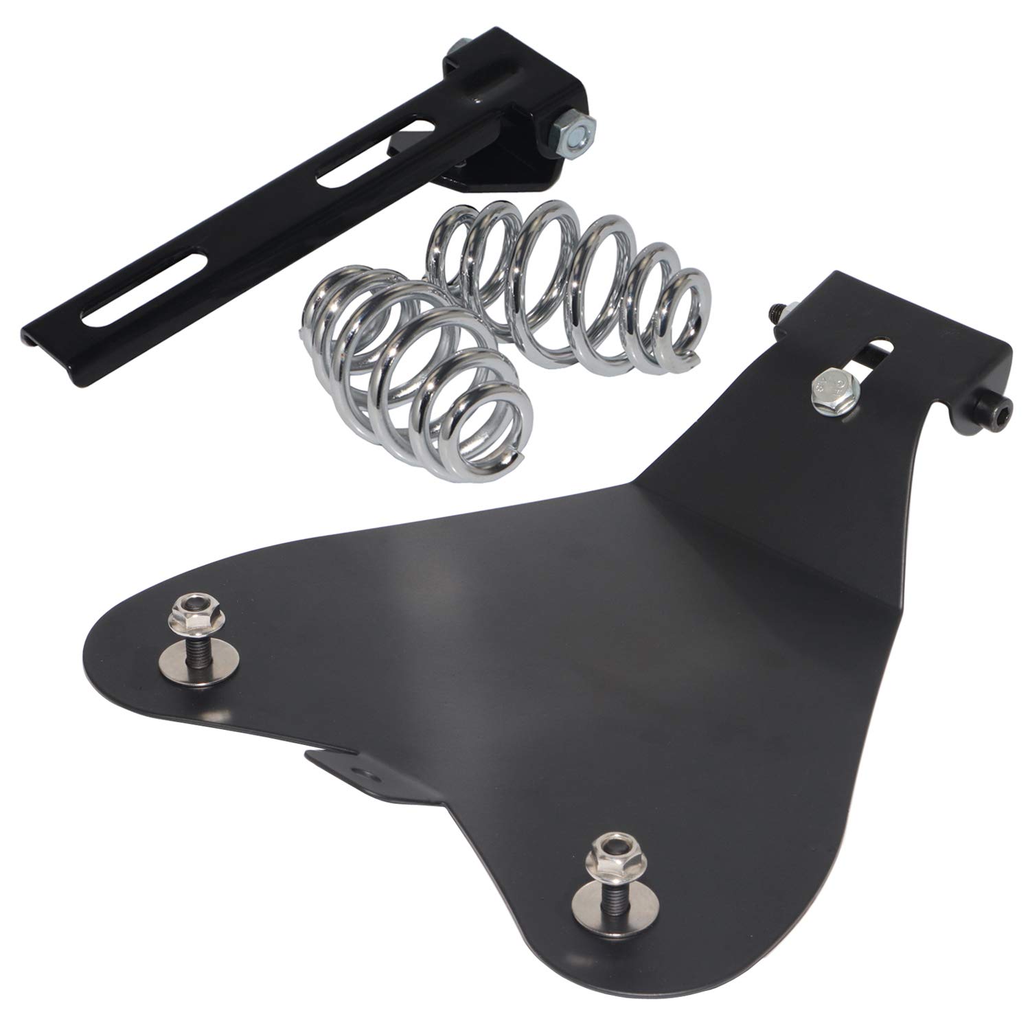 Bid4ze Solo-Sitz-Bodenplatte mit verchromten 7,6 cm Federn, Halterungs-Kit für Harley Sportster XL 1200 883 48 Chopper Bobber Custom Bid4ze Solo-Sitz-Bodenplatte mit verchromten 7,6 cm Federn, Halterungs-Kit für Harley Sportster XL 1200 883 48 Chopper Bobber Custom von Bid4ze