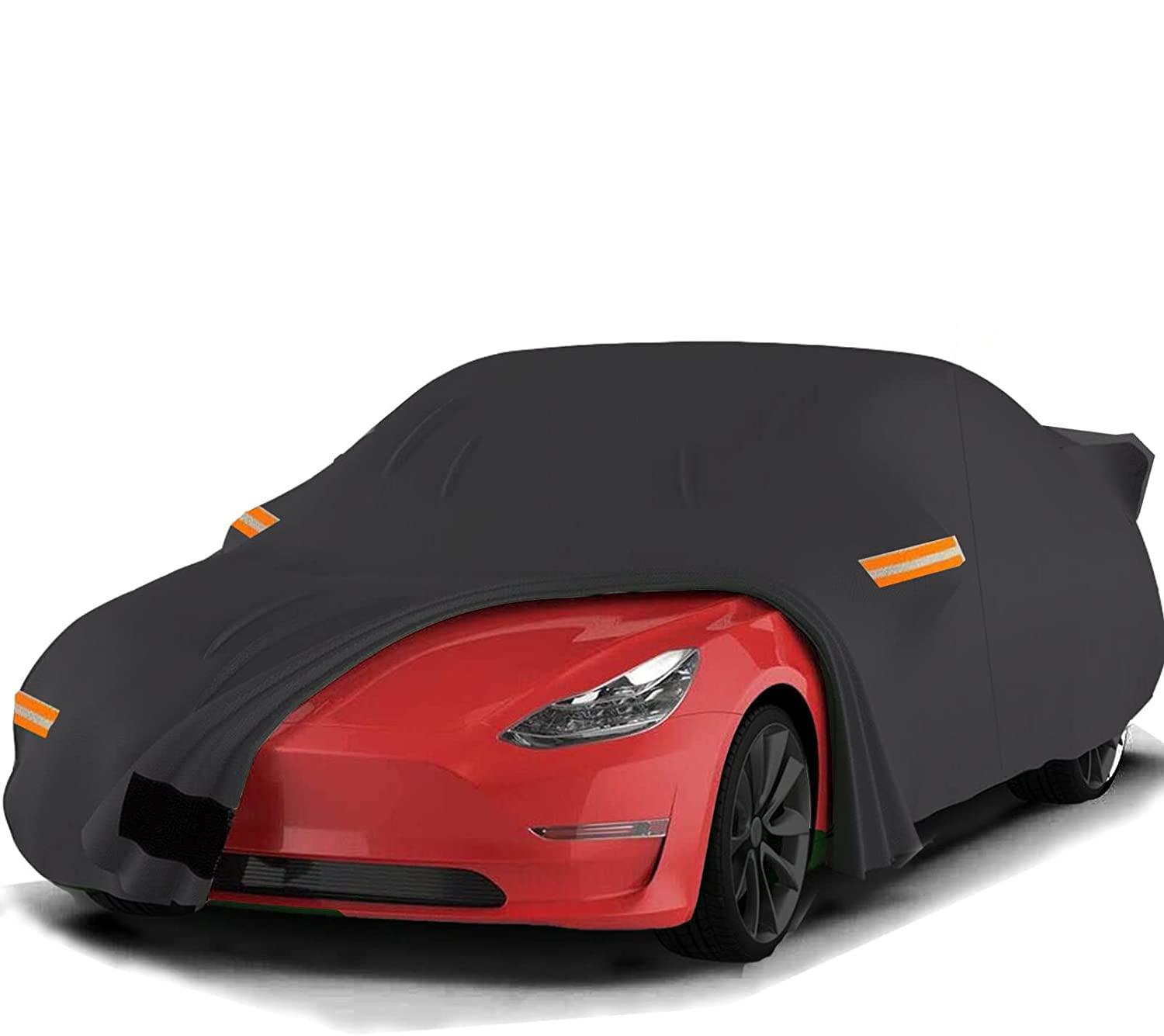 Big Ant Autoabdeckung für Tesla Model Y, 100% wasserdichte Autoplane, UV-, Regen-, Staubschutz Auto Abdeckplane, Autogarage für Tesla Model Y von Big Ant