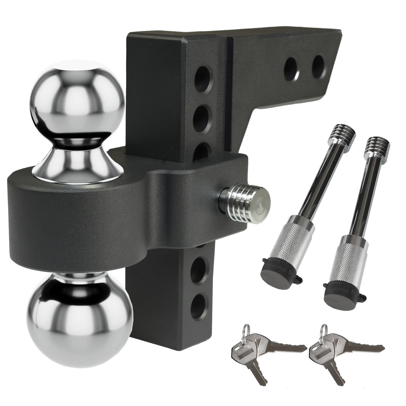 Big RED ATRFH0086R Torin Adjustable Trailer Towing Hitch and Ball Mount: Fit 2 Inch & 2.3 Inch Ball Receivers, 6 Inch Drop and Rise for Heavy Duty Truck, 10,000 Lbs Capacity Big RED ATRFH0086R Torin Adjustable Trailer Towing Hitch and Ball Mount: Fit 2 Inch & 2.3 Inch Ball Receivers, 6 Inch Drop and Rise for Heavy Duty Truck, 10,000 Lbs Capacity von Big Red