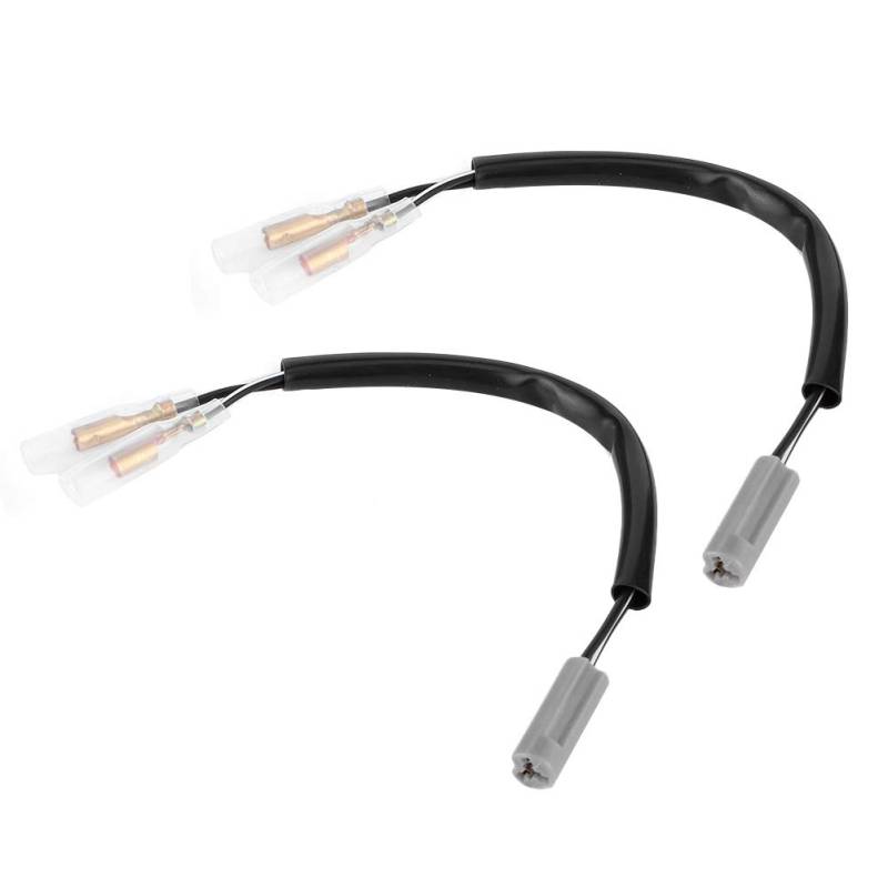 BigKing Plug-and-Play Motorrad Blinker Adapter für YZF-R6 YZF-R1 FZ6R FZ10 – Einfache Installation von LED Blinkern ohne Kabel schneiden von BigKing