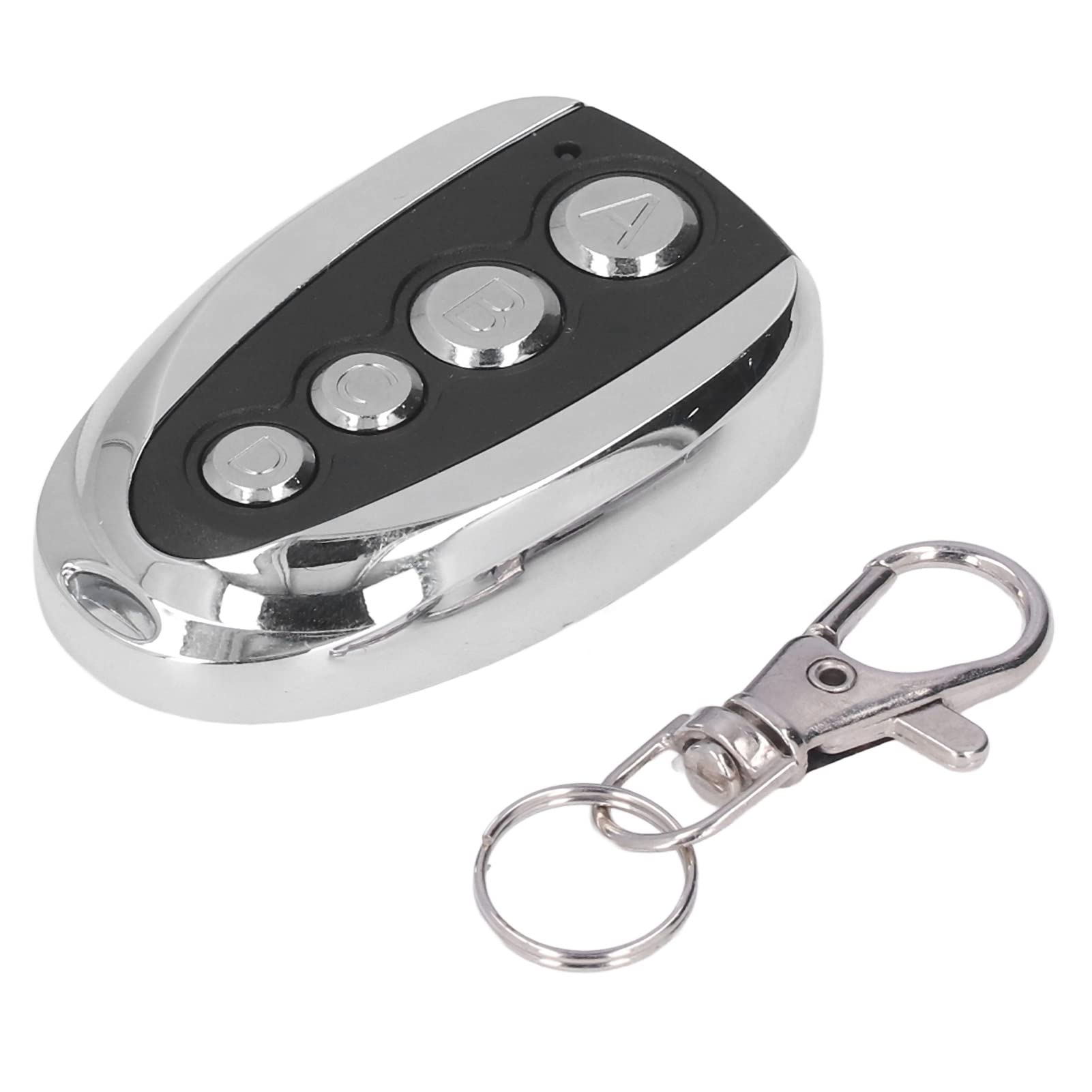 Fernbedienungs-Schlüsselanhänger, tragbarer Garagentor-Fernbedienungsöffner 433 MHz 4 Tasten Diebstahlschutz mit Schlüsselanhänger für Vorhangtüren-Sicherheitssystem von BigKing