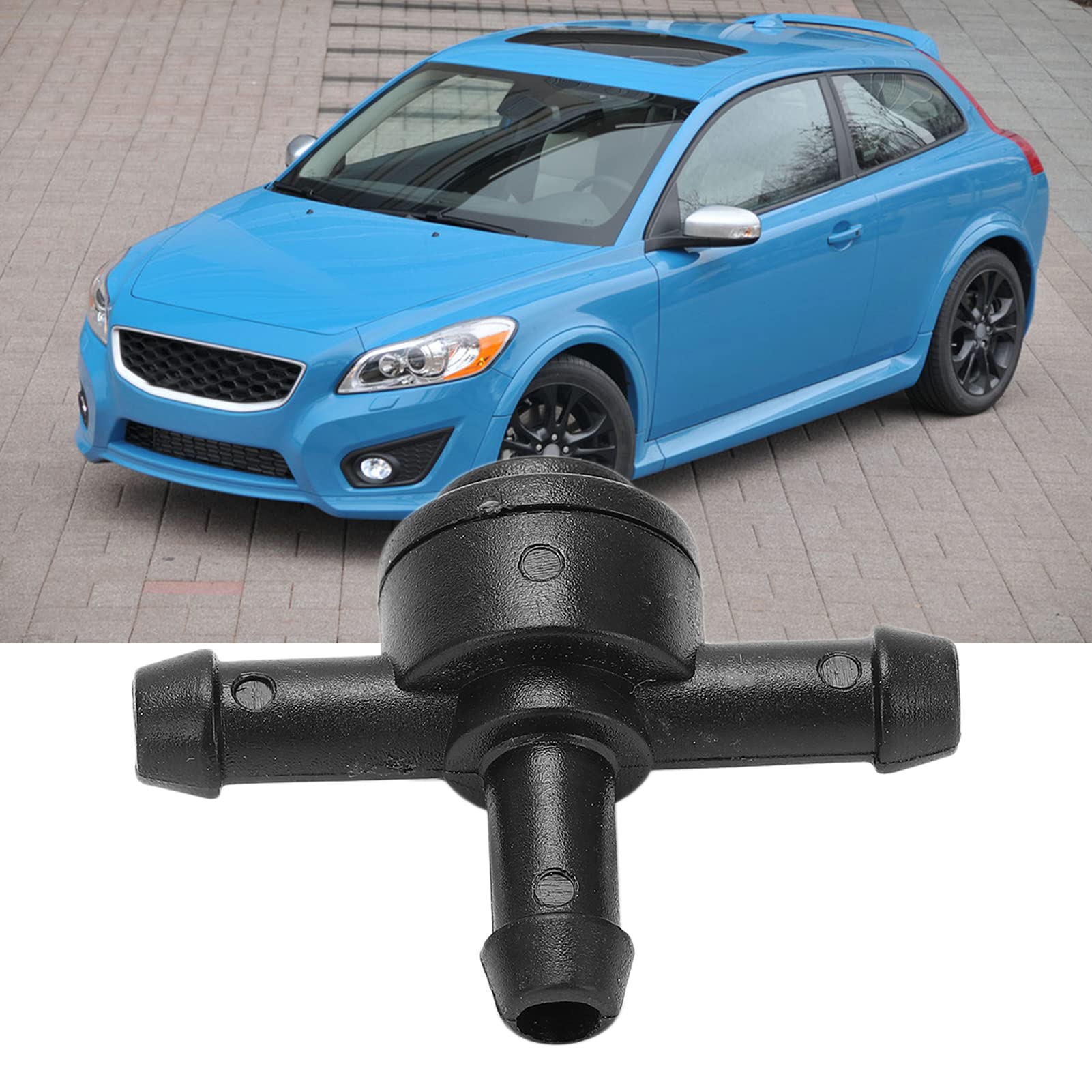 Rückschlagventil Washer,Automobil Rückschlagventil Scheibenwaschanlage 9178895 ABS Schwarz Ersatz Kompatibel mit C30 2008-2013 Rückschlagventil Washer,Automobil Rückschlagventil Scheibenwaschanlage 9178895 ABS Schwarz Ersatz Kompatibel mit C30 2008-2013 von BigKing