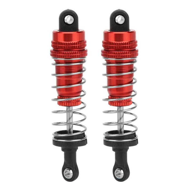 Stoßdämpfer, Metall Stoßdämpfer Dämpfer RC Ersatzteile für 1/14 WL_toys 144001 RC Modell(rot) von BigKing