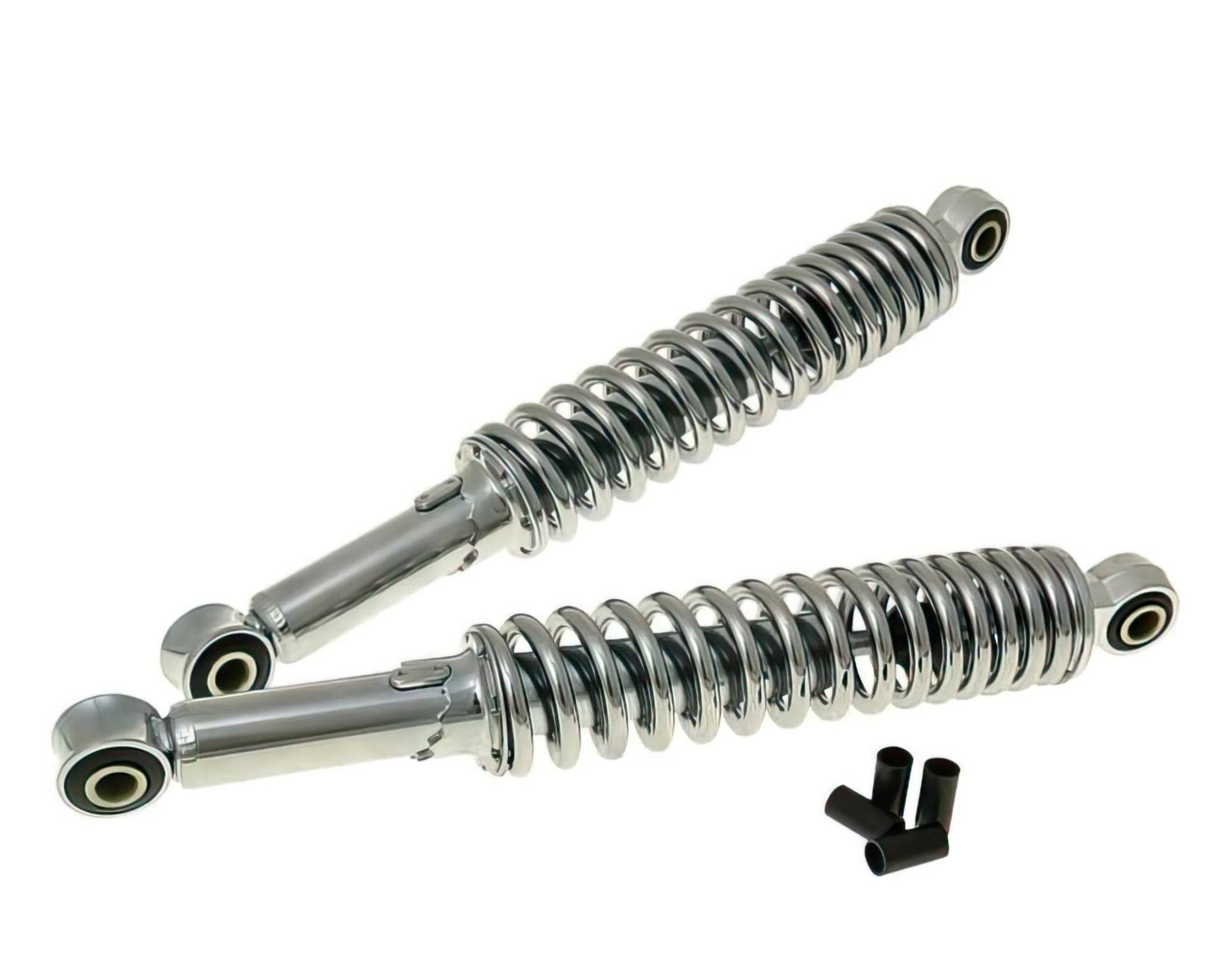 Stoßdämpfer Satz universal Chrom 280mm - Mofa, Mokick, Moped Stoßdämpfer Satz universal Chrom 280mm - Mofa, Mokick, Moped von Bike Equipment