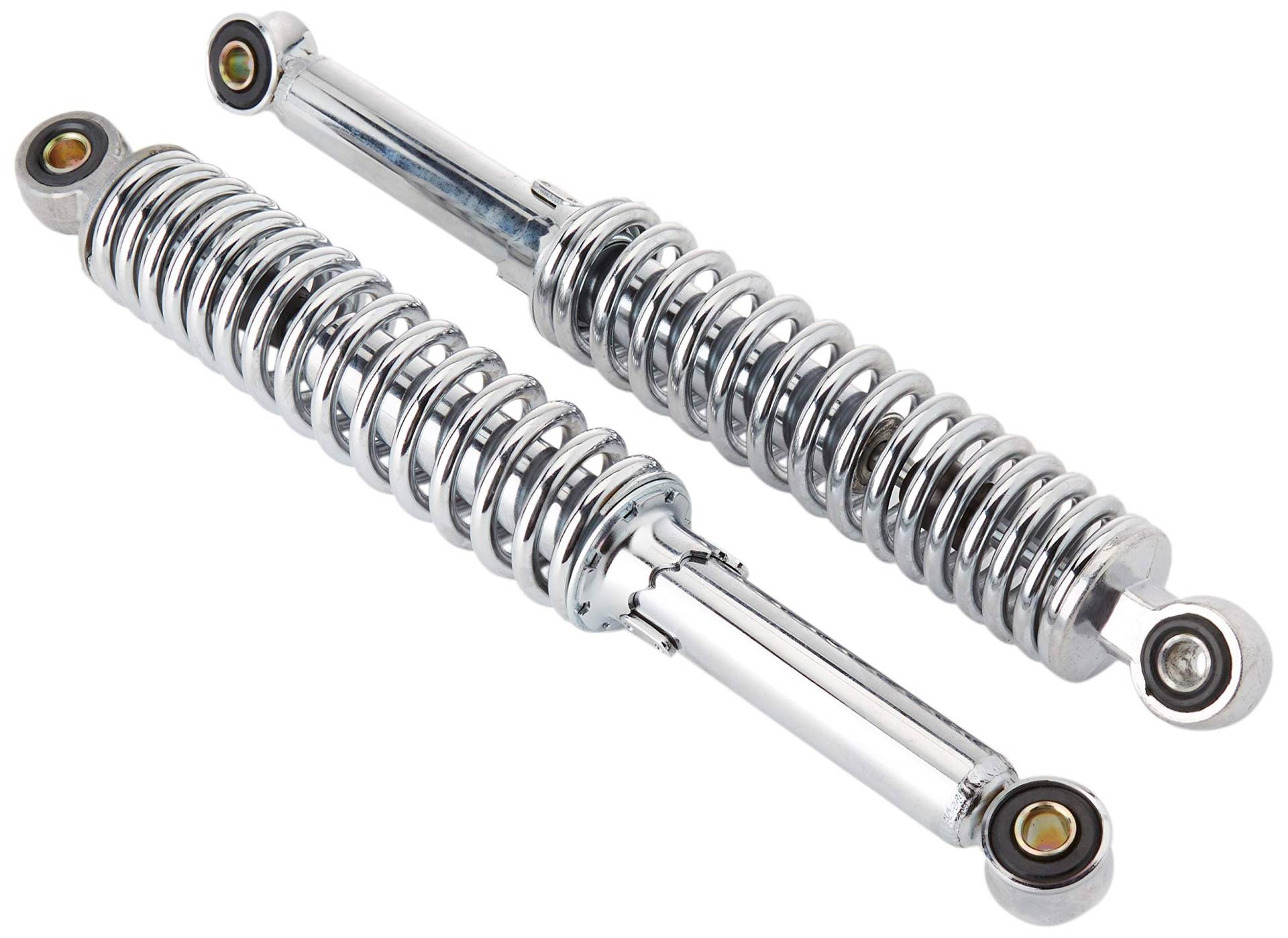 Stoßdämpfer Satz universal Chrom 340mm - Mofa, Mokick, Moped Stoßdämpfer Satz universal Chrom 340mm - Mofa, Mokick, Moped von Bike Equipment