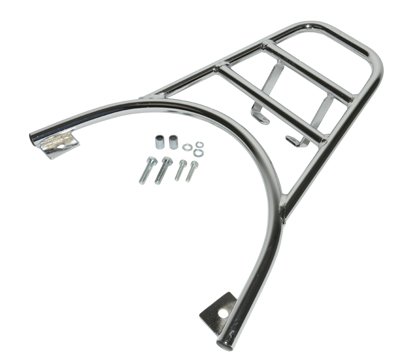Bike Equipment Top Case Chrom für Kymco Like 50, 125, 200 - klassisch, Silber, Stahl von Bike Equipment
