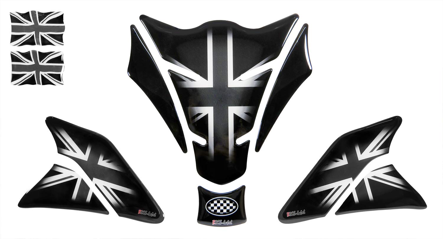 BIKE-label Tankpad Set für Motorrad Tanks Union Jack kompatibel für Triumph 5007221VA BIKE-label Tankpad Set für Motorrad Tanks Union Jack kompatibel für Triumph 5007221VA von BIKE-label