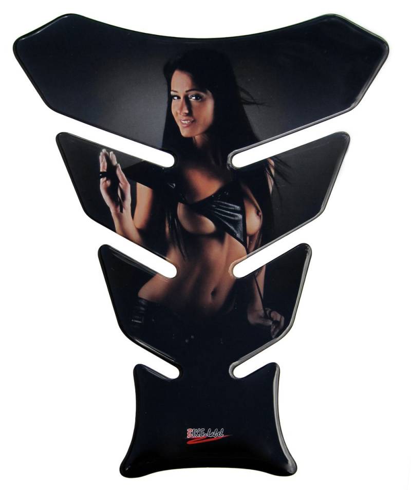 BIKE-label Tankpad 3D Woman in Black kompatibel für Honda 501211 von BIKE-label