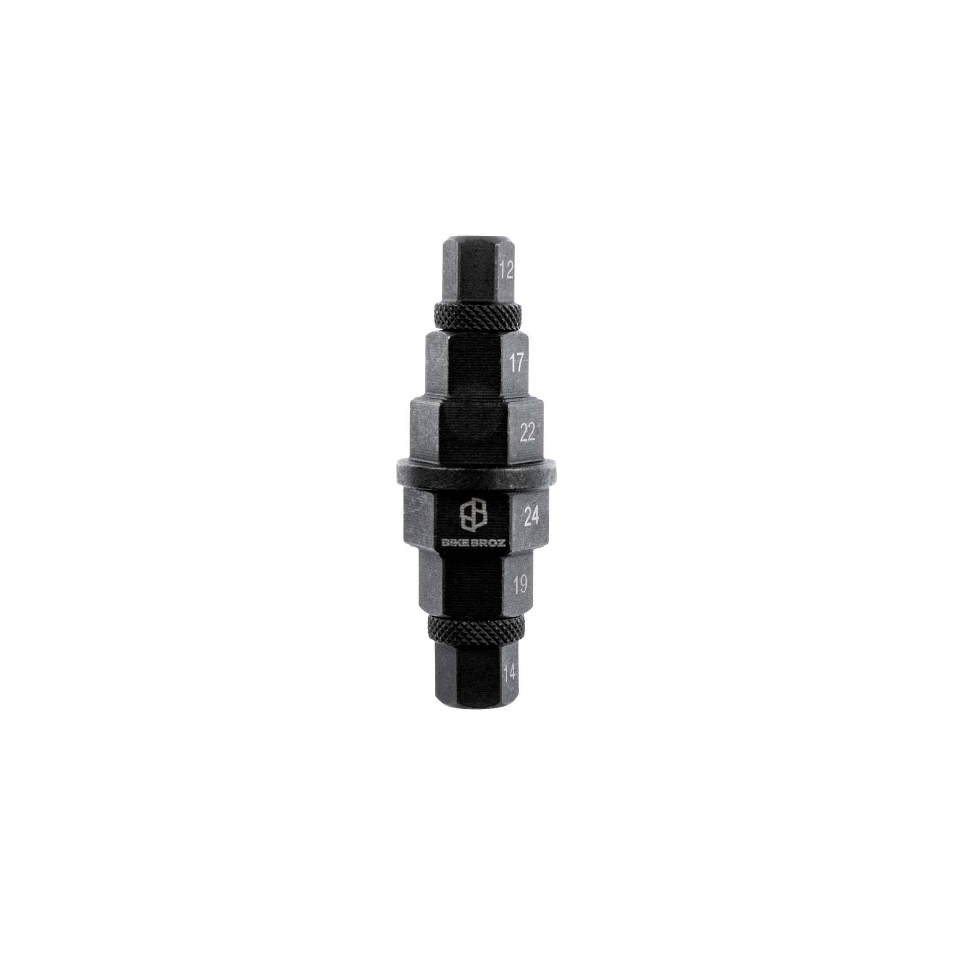 BikeBroz Spindle Key Innensechskant 6in1: SW12/14/17/19/22/24 mm BikeBroz Spindle Key Innensechskant 6in1: SW12/14/17/19/22/24 mm von BikeBroz