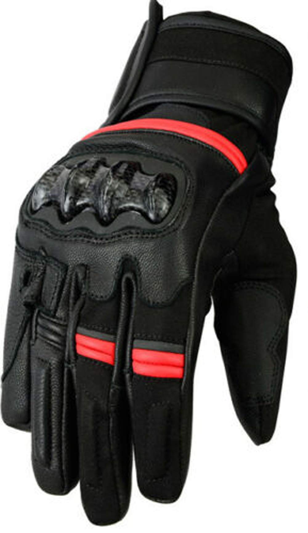 Bikers Gear Australia Limited Vega kurz Sport Motorrad Handschuh rot, Größe Medium von Bikers Gear Australia
