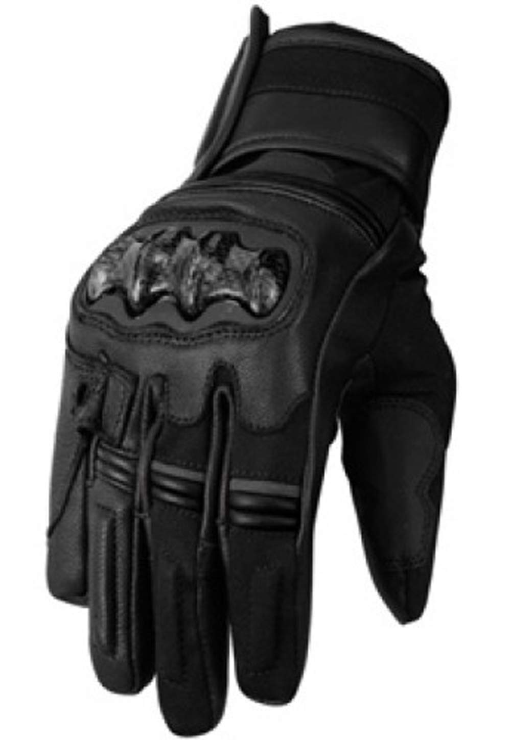 Bikers Gear Australia Limited Vega kurz Sport Motorrad Handschuh schwarz, Größe L von Bikers Gear
