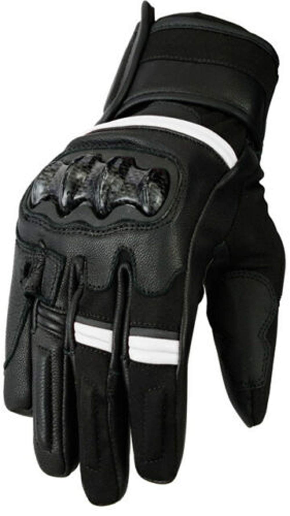 Bikers Gear Australia Limited Vega kurz Sport Motorrad Handschuh weiß, Größe Klein von Bikers Gear